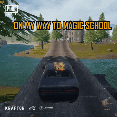 Driving Harry Potter GIF by Official PUBG MOBILE