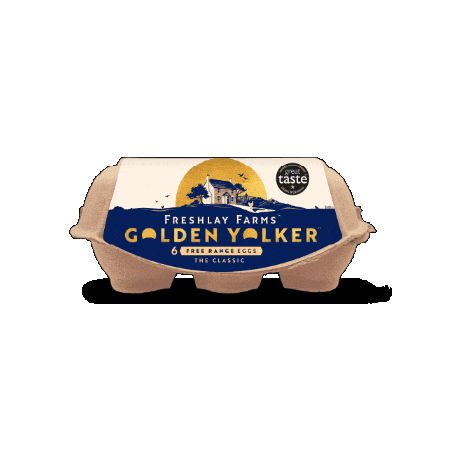 Freshlay Farms Golden Yolker Sticker