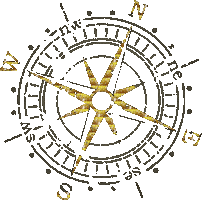 Compass Sticker by Nauti Bean Coffee