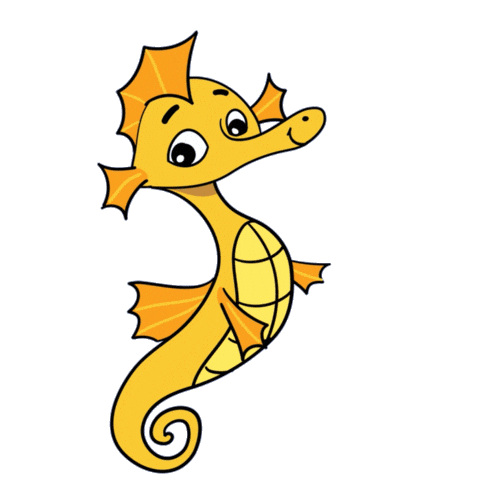 Scared Orange Sticker by Tiny Teaching Tales