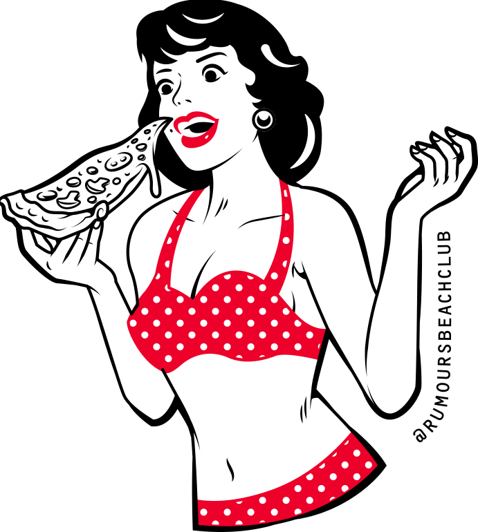 Rumours Beach Club Sticker