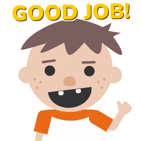Well Done Good Job Sticker by Woohoo Storytime