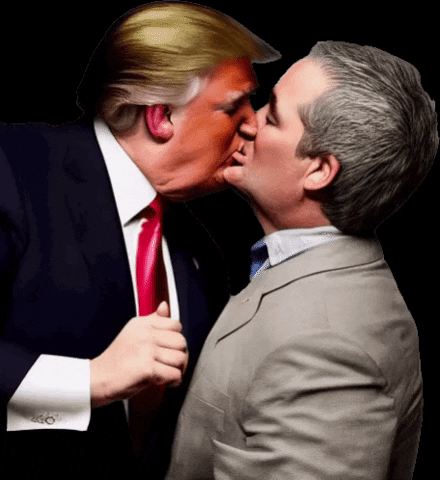 transgreaser kiss sticker trump politics GIF