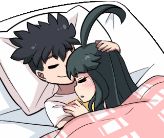 Cozy Nap I dont know what anime the characters are from sorry   ranimecuddling