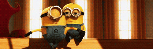  satisfying punch annoyed minions despicable minions GIF