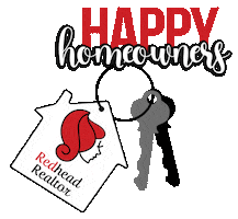 Redhead Realtor Jackie Badiali Sticker