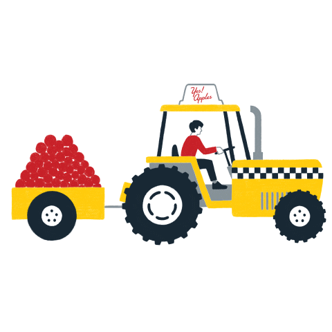 Sticker Truck Sticker by Yes! Apples