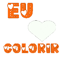 Eu Amo Colorir Sticker by Atelier das Arteiras