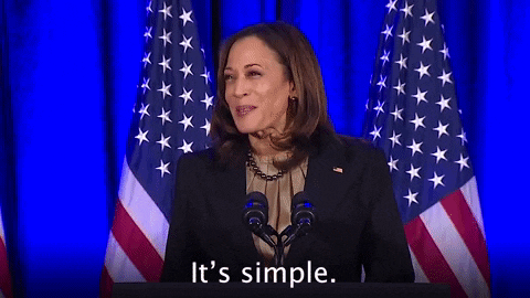 Kamala Harris Reaction GIF by The Democrats - Find & Share on GIPHY