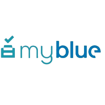 Myblue Sticker