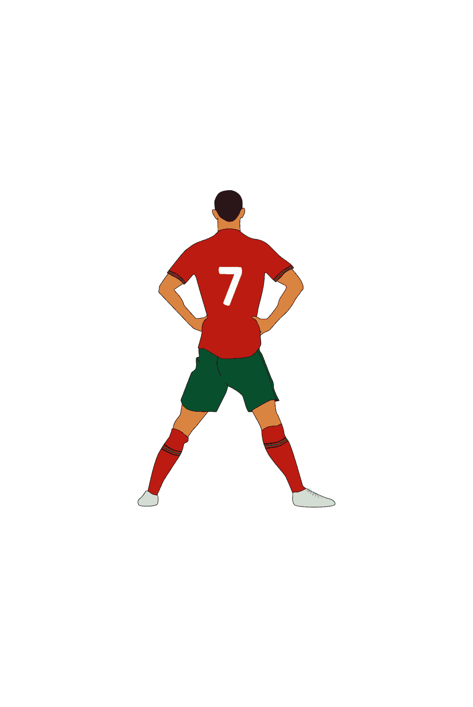 Cristiano Ronaldo Portugal Sticker by MOCHE