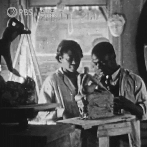 Sculpting Harlem Renaissance GIF by American Masters on PBS