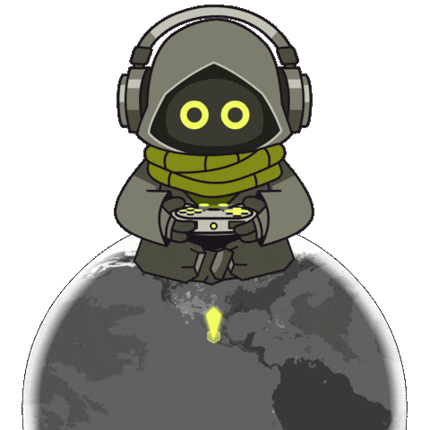 Gamer Globe Sticker by Shaga