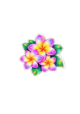 Rainbow Flower Sticker