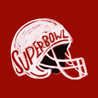 Super Bowl Football GIF by BrittDoesDesign