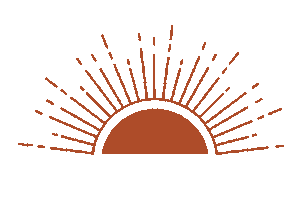 Sunrise Retreat Sticker by Megan Reed