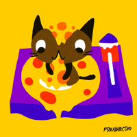 Cat Pizza GIF by Animation Domination High-Def