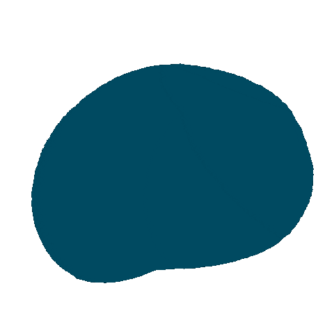 Dark Blue Circle Sticker