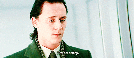 tom hiddleston loki the avengers sorry im sorry