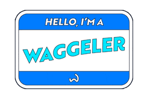 Pet Hello Sticker by Waggel