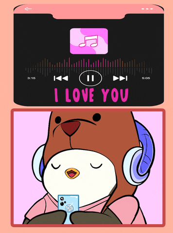 I Love You Phone GIF by Pudgy Penguins