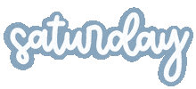 Week Saturday Sticker