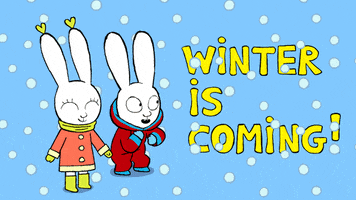 Happy Winter Is Coming GIF by Simon Super Rabbit