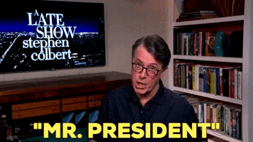 Stephen Colbert President GIF by The Late Show With Stephen Colbert