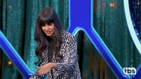 Jameela Jamil GIF by The Misery Index - Find & Share on GIPHY