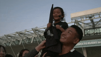 Kid Fans GIF by Rugby World Cup