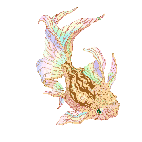 Art Fish Sticker by Capsule d'Artiste