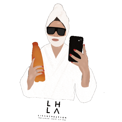 Lhla Sticker by Lisa Henderson Lash Artist