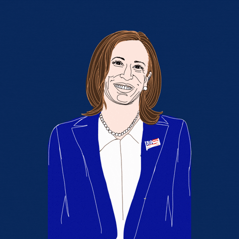 Kamala Harris Illustration GIF