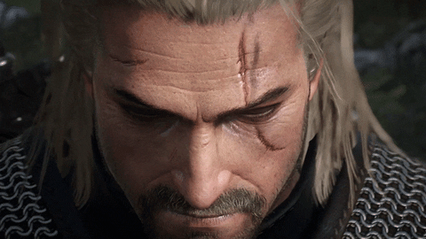 Image result for the witcher 3 eating food gif"