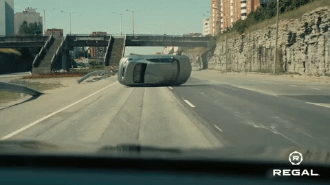 Car Chase Action GIF by Regal - Find & Share on GIPHY