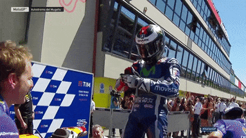 Jorge Lorenzo Celebration GIF by MotoGP