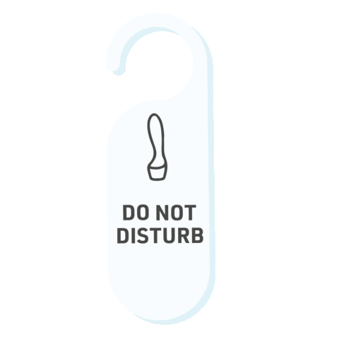 Masturbating Do Not Disturb Sticker by Lora DiCarlo