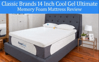 Classic Brands Cool Gel 14 Mattress Review GIF