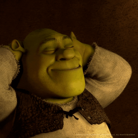 DreamWorks Animation chill relax deal with it shrek GIF