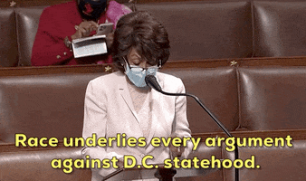 Maxine Waters Dc Statehood GIF by GIPHY News