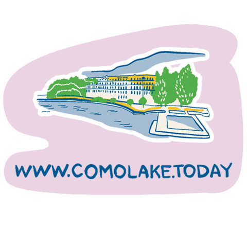 COMO LAKE Today Sticker