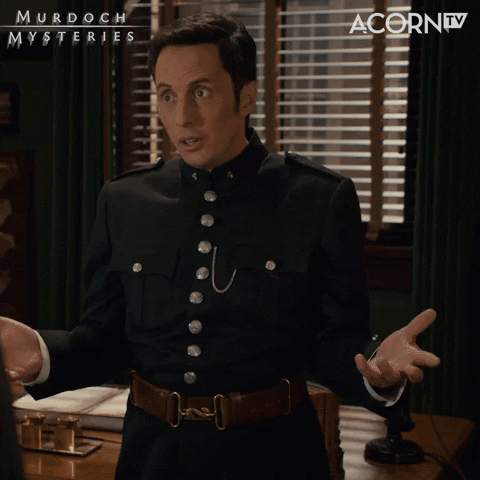 Confused Come On GIF by Acorn TV