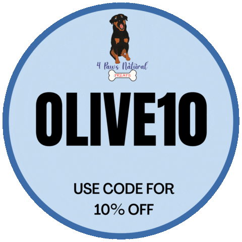 Dogtreats Sticker by 4 Paws Natural Treats