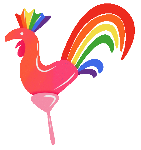 Queer Freedom Sticker by Riga Pride