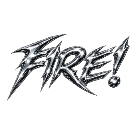 Fire Heat Sticker by Los XL