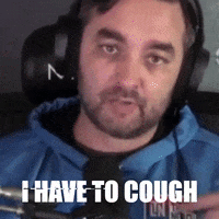 Cough GIF by The Back Row Morning Show (on LTN Radio)
