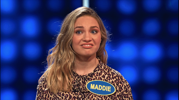 Maddie Ziegler Celebrity Family Feud Abc GIF by ABC Network Maddie Ziegler