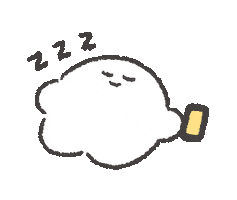 Tired Sleep Sticker