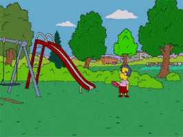 Lonely The Simpsons GIF