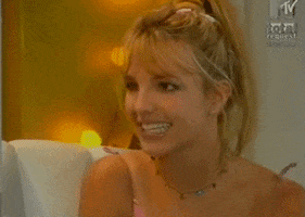 britney spears smile GIF